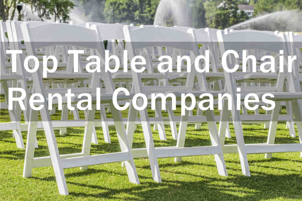 Top 100 Table and Chair Rental Companies