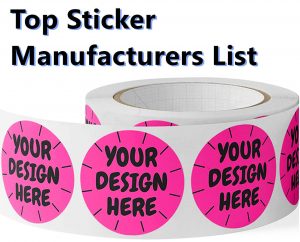 Top sticker manufacturers