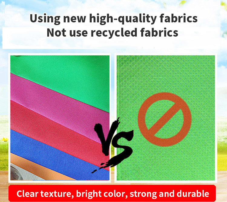 What are fabric shopping bags made out of