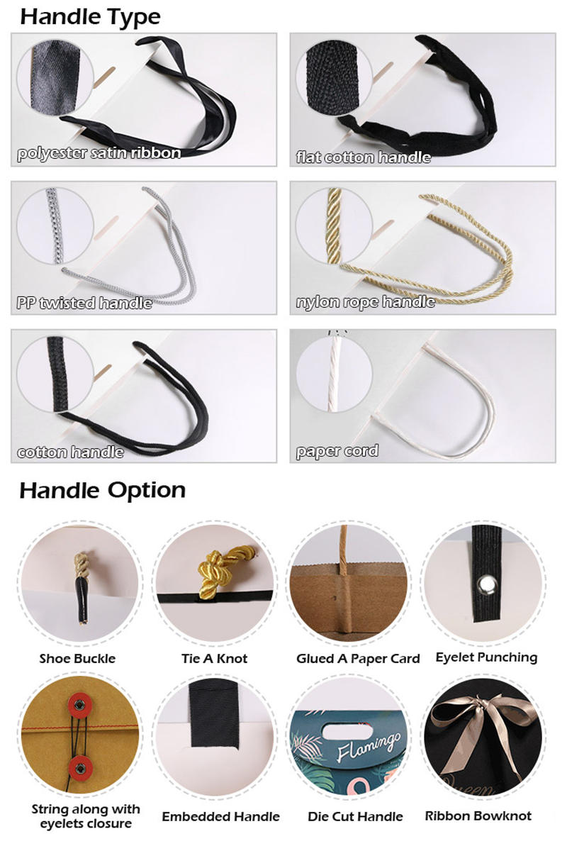 paper bags production handle types