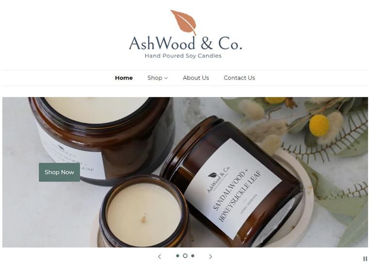AshWood & Co candle manufacturers in Sydney Australia