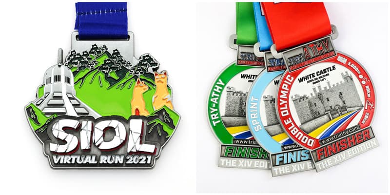 Custom Medals for Virtual Race Challenges