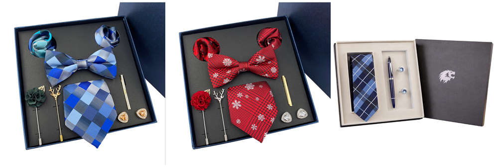 Corporate Gifts B2B Gifts for Clients Men's Ties Cufflinks Bow Ties