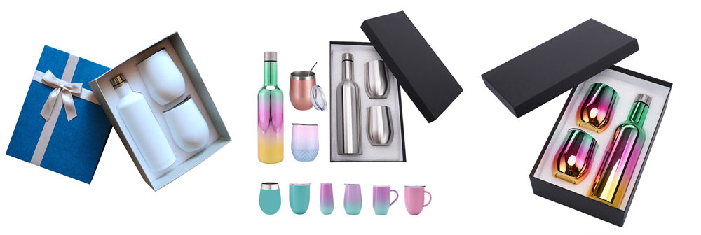 Corporate Gifts B2B Gifts for Clients Wine Tumbler Gift Set