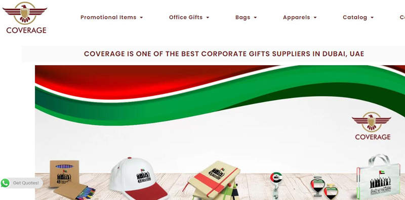 Coverage Corporate Gifts Supplier