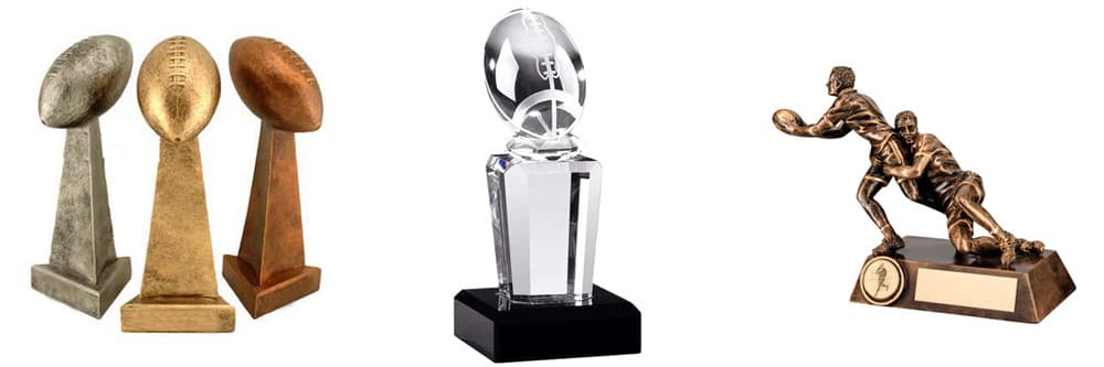 Custom Engraving Football Trophy