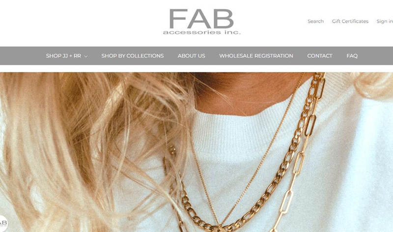 FAB Accessories Inc Best Canadian Jewelry Wholesale Suppliers