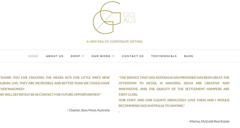 Gigi Australia Corporate Gifting Company