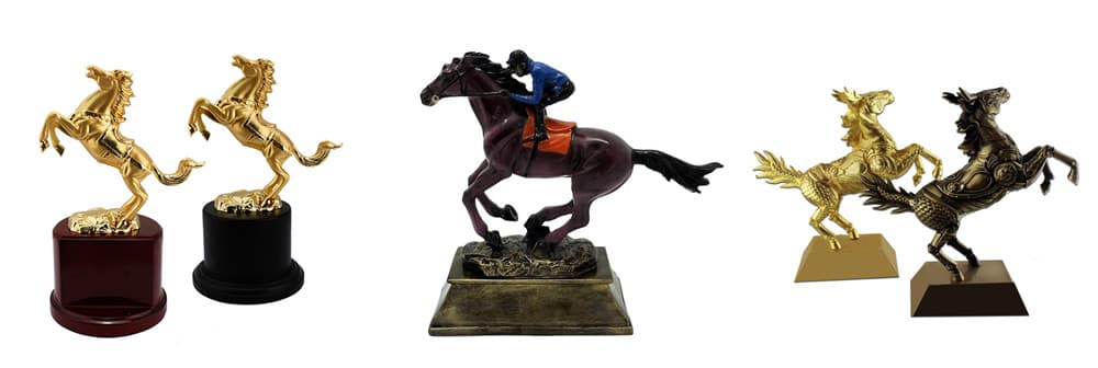 Horse Racing Trophy Sports Plaque sports trophies championship trophies winning trophy