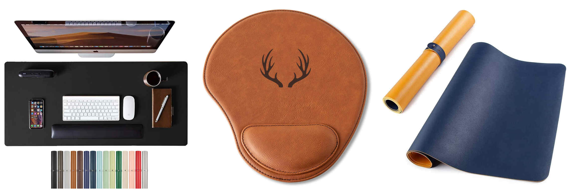 Luxury Corporate Gifts Leather Desk Mat Mouse Pad