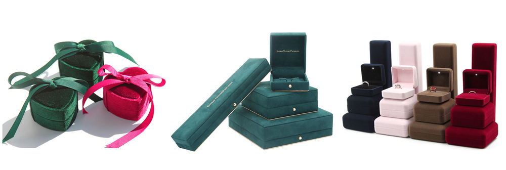 velvet jewellery boxes wholesale