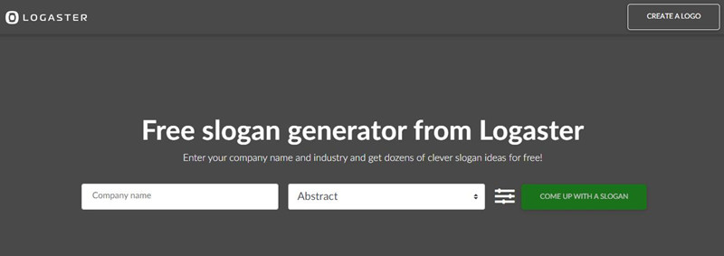 Free slogan generator from Logaster 