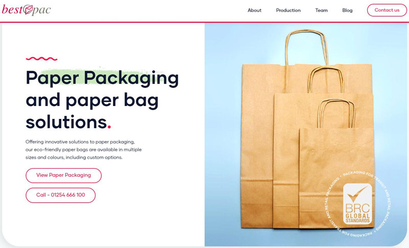 BestPac Paper Bag Manufacturer UK
