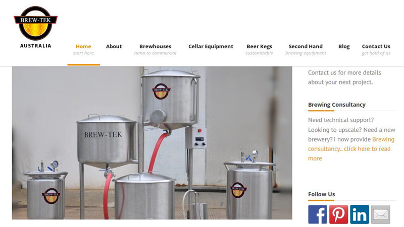 Brew-Tek Australia Quality Manufacturer of Brewing Equipment 