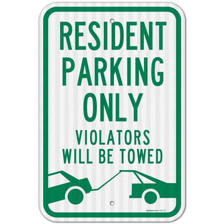 Custom Aluminum Parking Signs