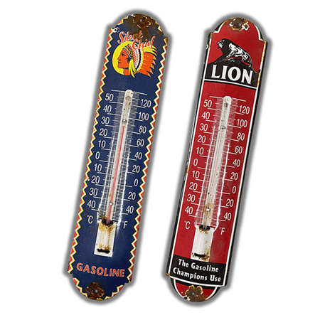 Custom Tin Thermometer Signs