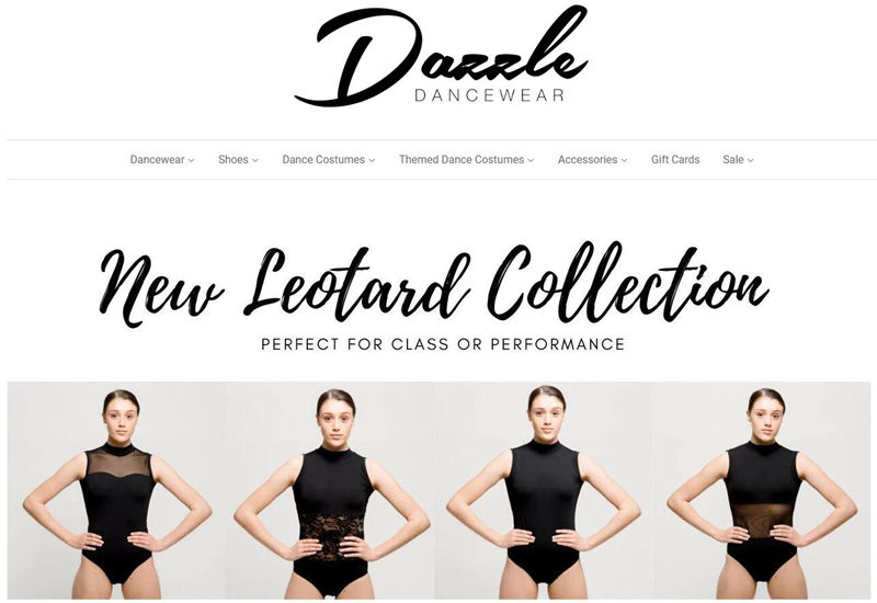 Dazzle Dancewear & Dance Costumes Online Website