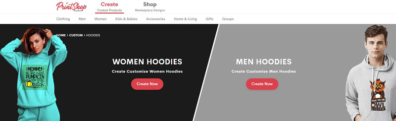 Designhill Custom Hoodies Maker Online