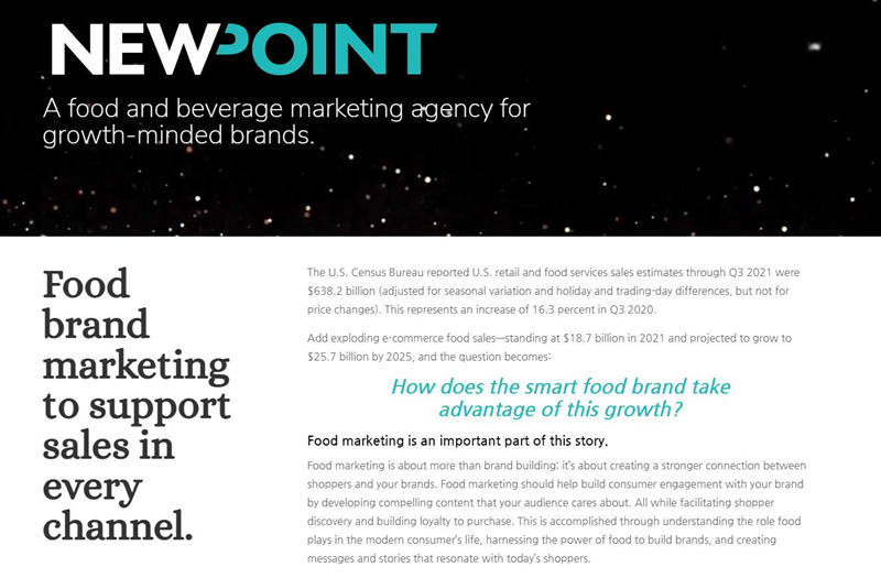 NewPoint Food And Beverage Marketing Agency