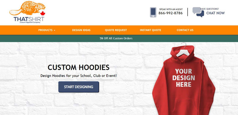 ThatShirt Printing Hoodies in Canada