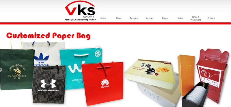 VKS Packaging Manufacturing Sdn Bhd paper bag manufacturer Malaysia