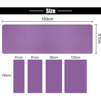 Custom Different Size Shape Yoga Mat from Manufacturer