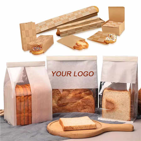 Custom Logo Printing Bakery Packaging