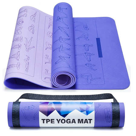 Custom PVC Yoga Mat China TPE