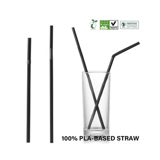 Disposable 100% biodegradable compostable Eco friendly PLA Straws Wholesale China