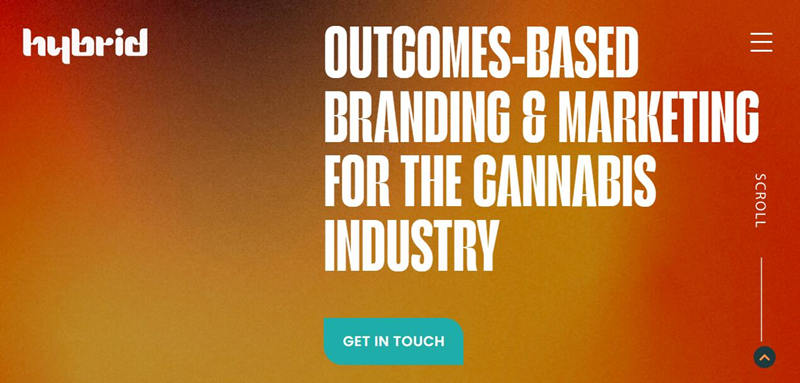 Hybrid Marketing Co Cannabis Web Design