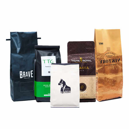 Logo Branded Coffee Packaging Bags