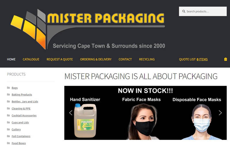 Misterpackaging Packaging Supplier Cape Town