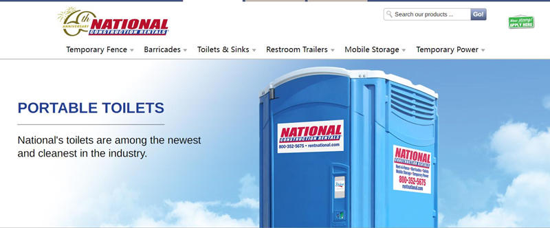 National Construction Rentals Portable Toilet