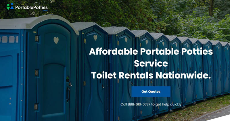 Portable Potties Service Rentals