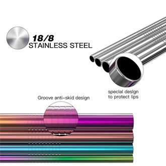 Promotional Metal Stainless Steel Straw Bulk Wholesale China