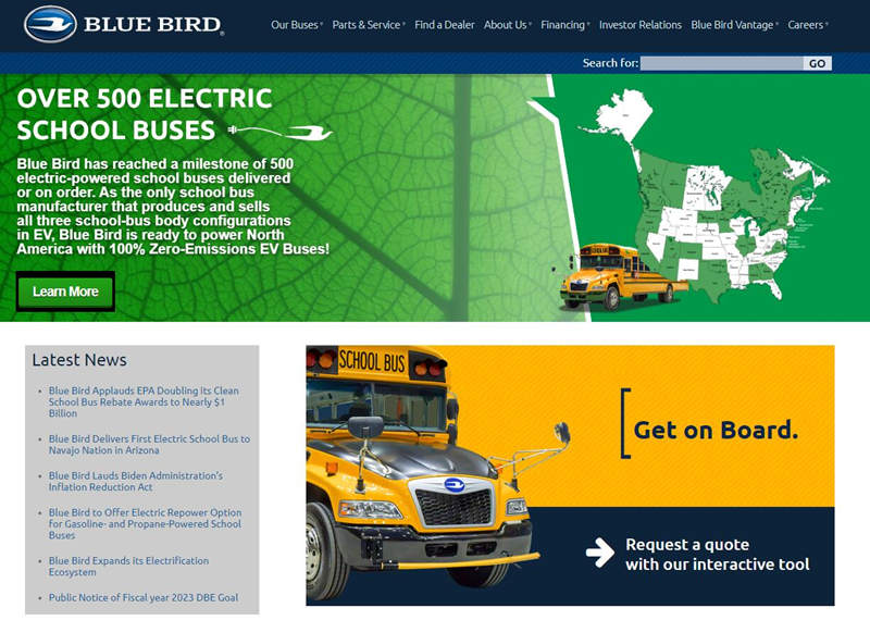 Blue Bird Corporation School Bus Manufacturer