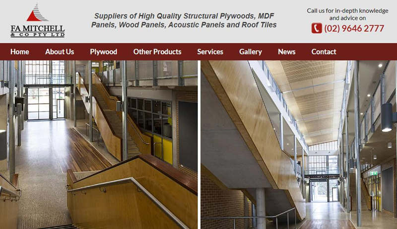FA Mitchell & Co Pty Ltd Plywood Supplier