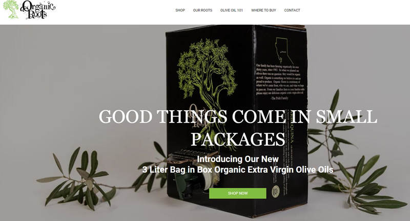 Organic Roots Extra Virgin Olive Oil Supplier