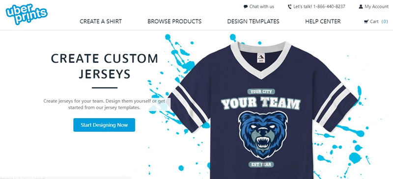 UberPrints Custom Jersey Maker