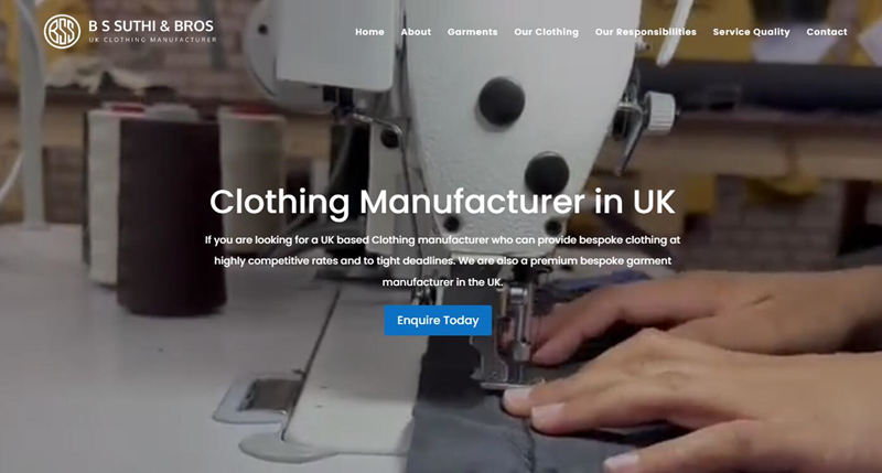 B S Suthi & Bros UK Clothing Manufacturer