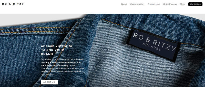 Ro & Ritzy Apparel Manufacturer UK