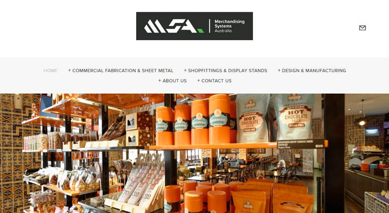 Merchandising Systems Australia (MSA) Display Stand Manufacturer