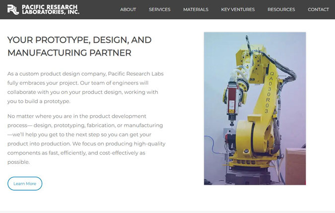 Pacific Research Prototyping & Engineering Services Low Volume Production