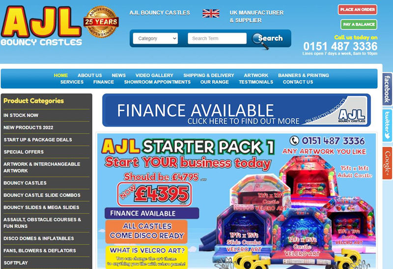 AJL Bouncy Castle Manufacturer & Sales
