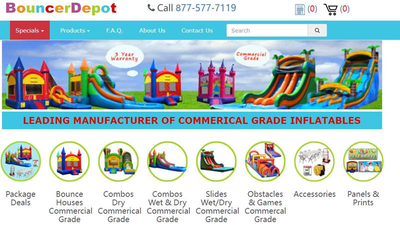 Bouncer Depot Commercial Bounce House Manufacturer