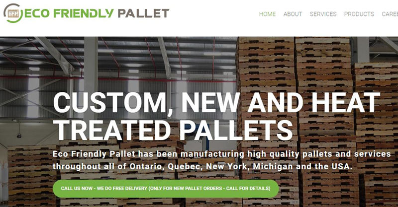 Eco Friendly Pallet Manufacturer Canada