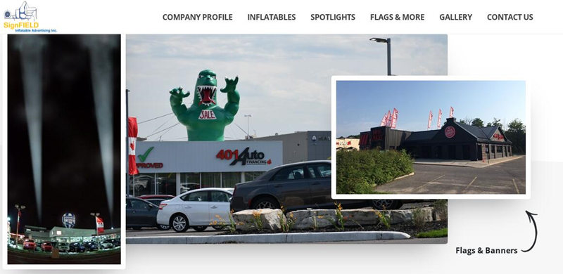 SignFIELD Inflatable Advertising Inc Canada