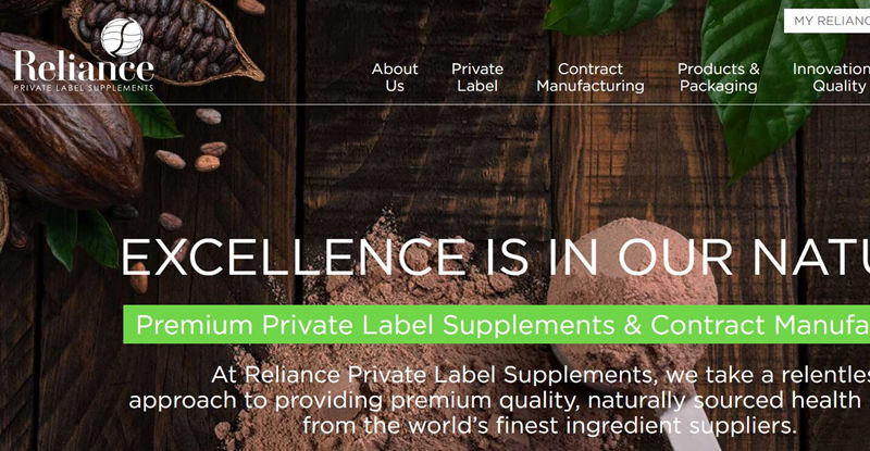 Reliance Private Label Supplements