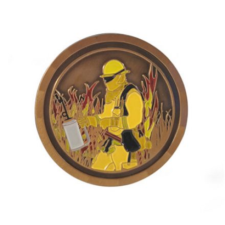 Custom Firefighter Coins